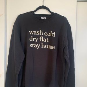 Stay Home Club Instructions Sweatshirt